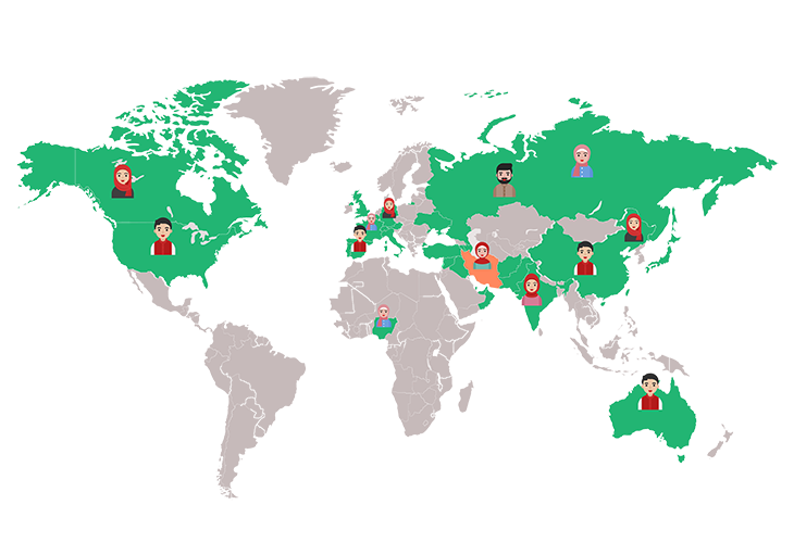 مترجمان نیتیو در ۳۰ کشور جهان